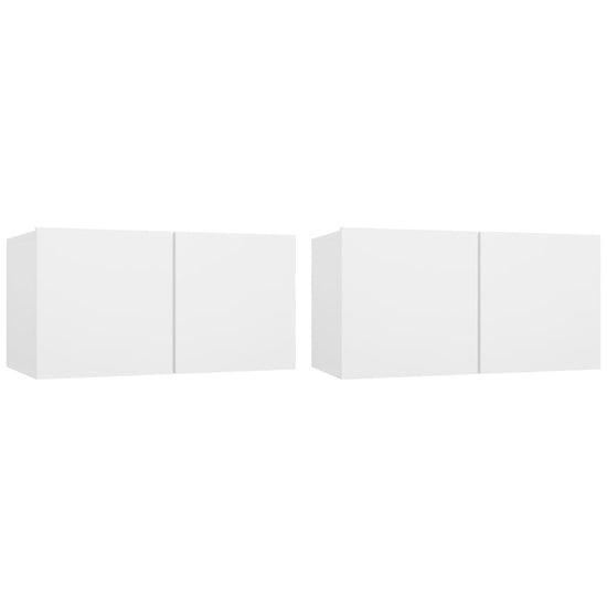 Tv-hangmeubelen 2 st 60x30x30 cm wit MeubelReus