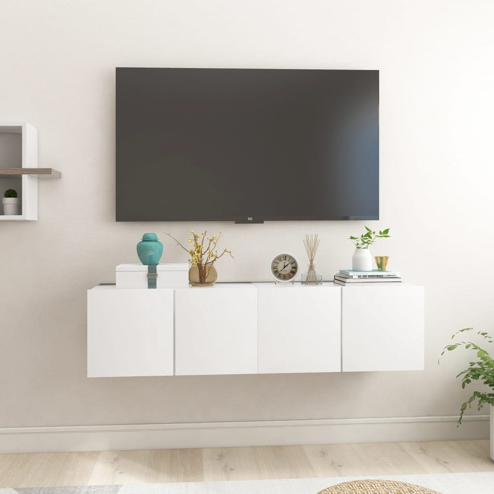 Tv-hangmeubelen 2 st 60x30x30 cm wit MeubelReus