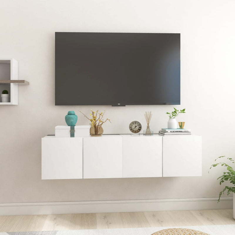 Tv-hangmeubelen 2 st 60x30x30 cm wit MeubelReus