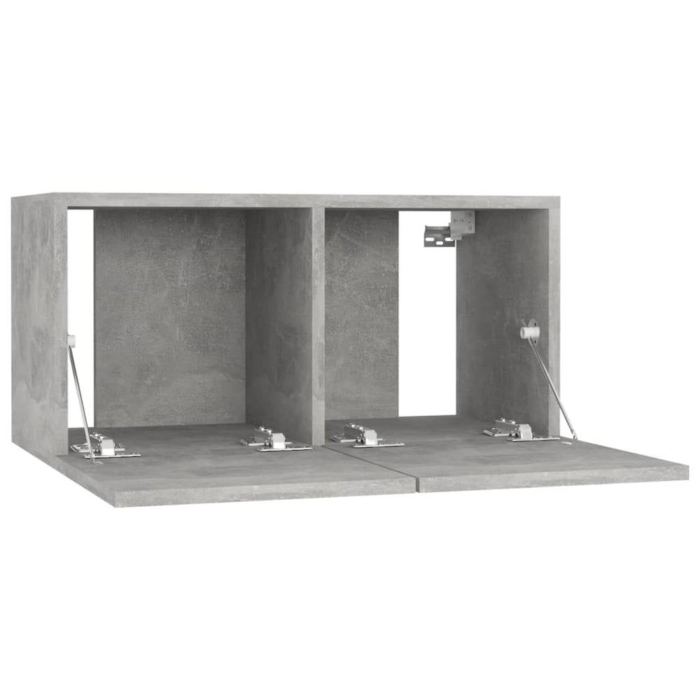 Tv-hangmeubel 60x30x30 cm betongrijs MeubelReus