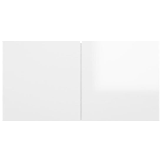 TV-hangkasten 3 st 60x30x30 cm hoogglans wit MeubelReus