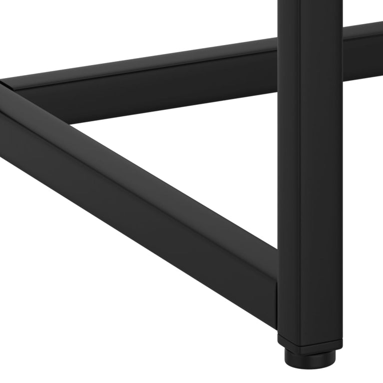 Wandtafel 72x35x75 cm staal zwart