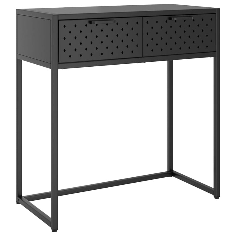 Wandtafel 72x35x75 cm staal antracietkleurig