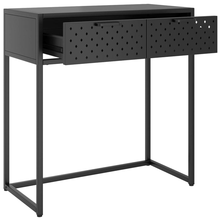 Wandtafel 72x35x75 cm staal antracietkleurig