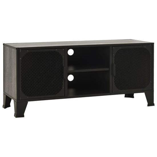 Tv-meubel 105x36x47 cm metaal en MDF grijs MeubelReus