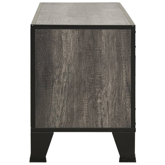 Tv-meubel 105x36x47 cm metaal en MDF grijs MeubelReus