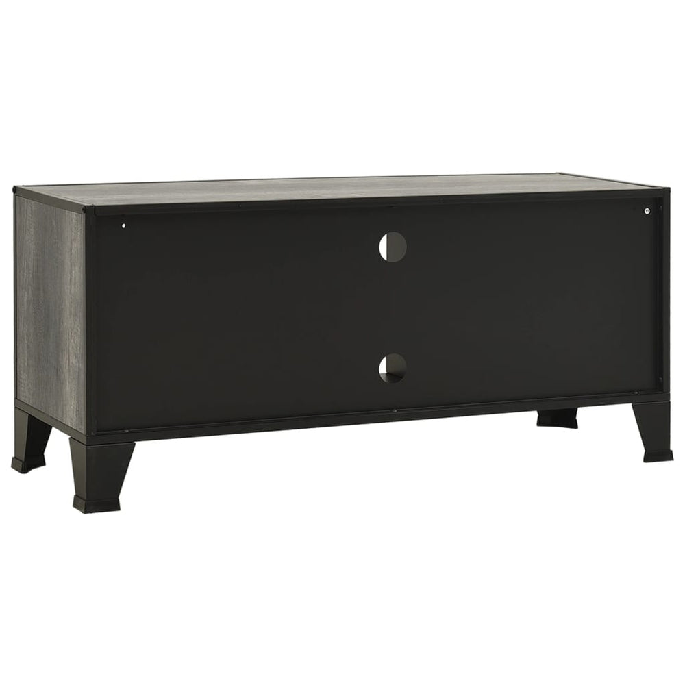 Tv-meubel 105x36x47 cm metaal en MDF grijs MeubelReus