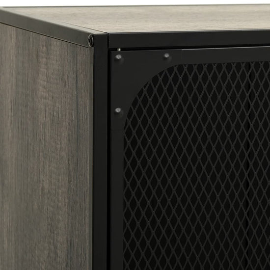Tv-meubel 105x36x47 cm metaal en MDF grijs MeubelReus