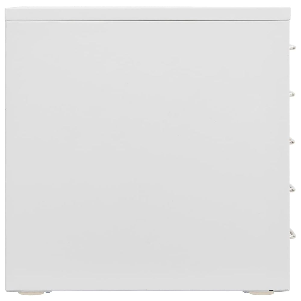 Kantoorkast 28x35x35 cm metaal grijs MeubelReus