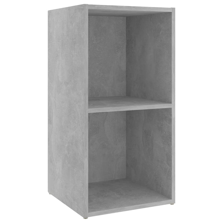 Tv-meubelen 2 st 72x35x36,5 cm spaanplaat betongrijs
