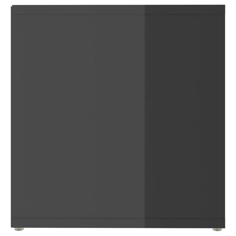 Tv-meubelen 2 st 72x35x36,5 cm spaanplaat hoogglans grijs MeubelReus