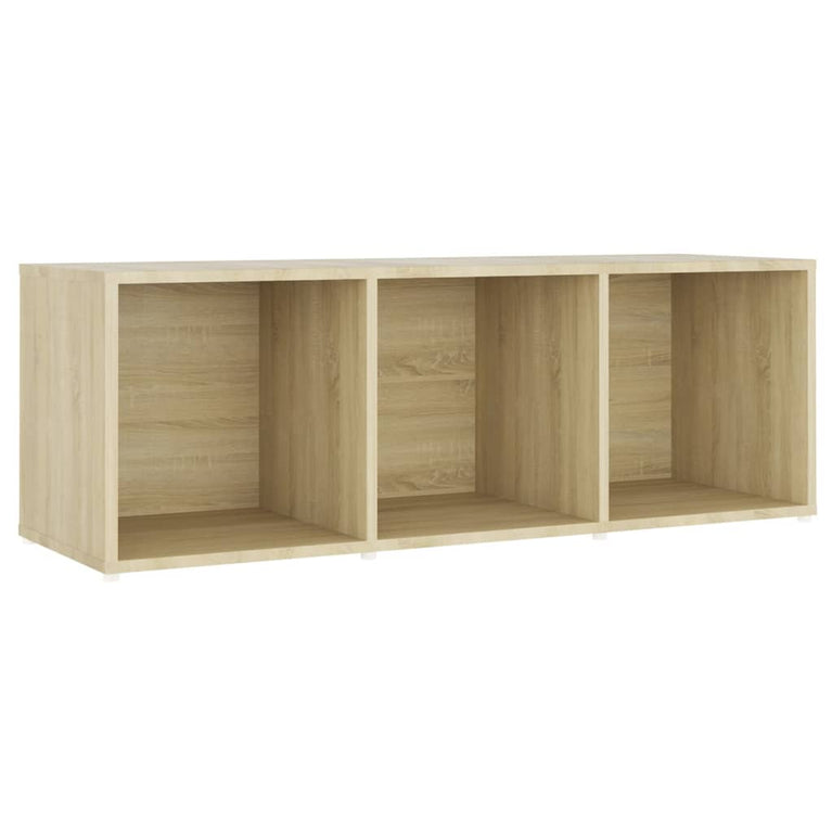 Tv-meubelen 2 st 107x35x37 cm spaanplaat sonoma eikenkleurig