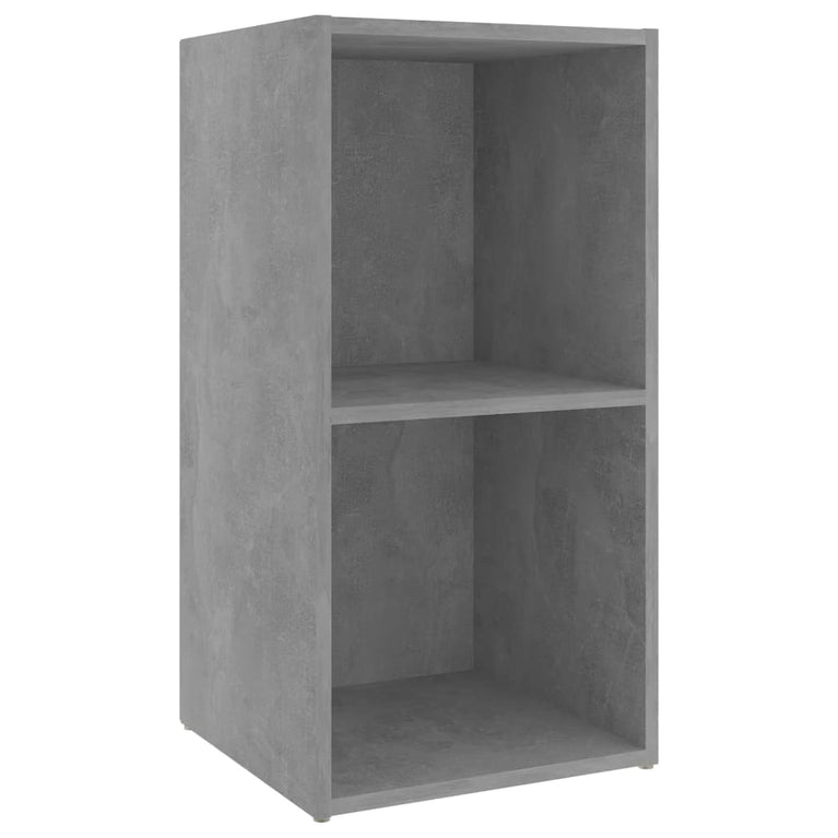 Tv-meubelen 2 st 72x35x36,5 cm spaanplaat betongrijs