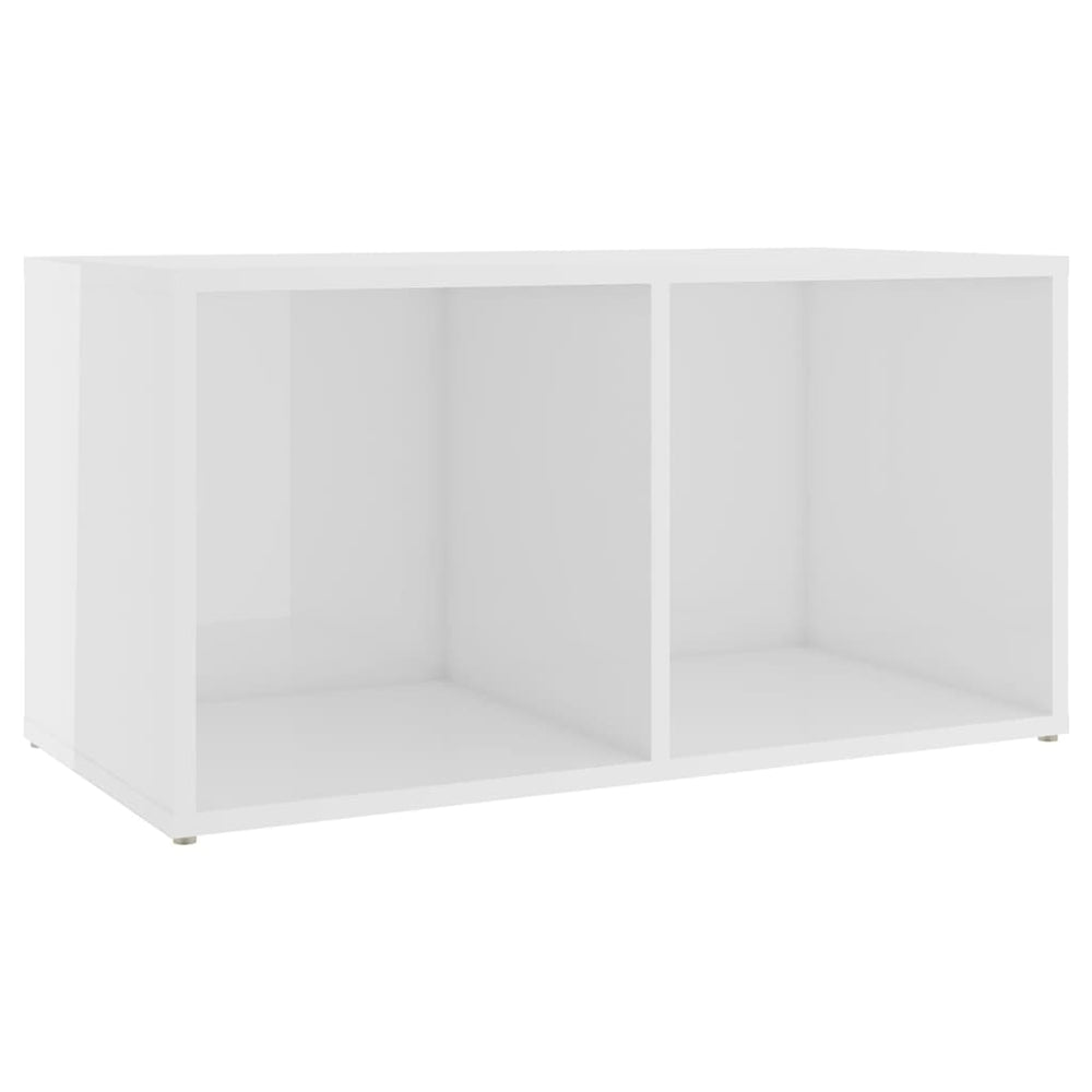 Tv-meubelen 2 st 72x35x36,5 cm spaanplaat hoogglans wit MeubelReus