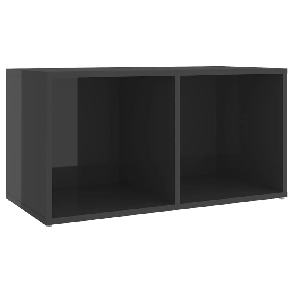Tv-meubelen 4 st 72x35x36,5 cm spaanplaat hoogglans grijs MeubelReus