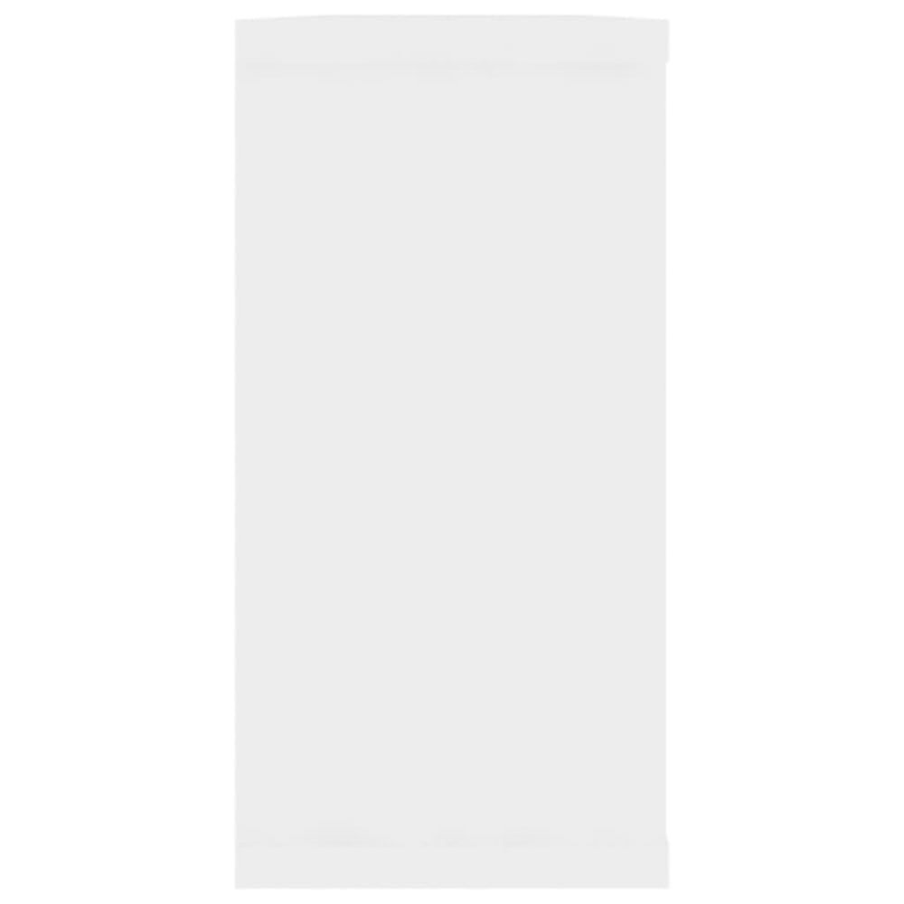 Wandschappen kubus 2 st 100x15x30 cm bewerkt hout wit MeubelReus
