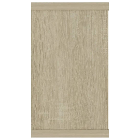 Wandschappen kubus 2 st 80x15x26,5 cm spaanplaat sonoma eiken MeubelReus