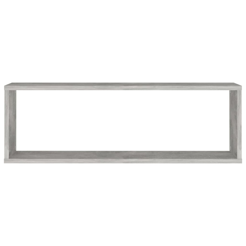 Wandschappen kubus 4 st 80x15x26,5 cm spaanplaat betongrijs MeubelReus