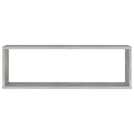 Wandschappen kubus 4 st 80x15x26,5 cm spaanplaat betongrijs MeubelReus