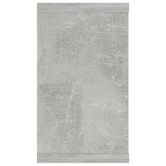 Wandschappen kubus 4 st 80x15x26,5 cm spaanplaat betongrijs MeubelReus
