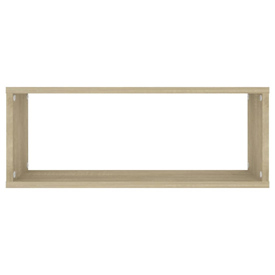 Wandschappen kubus 6 st 60x15x23 cm spaanplaat sonoma eiken MeubelReus