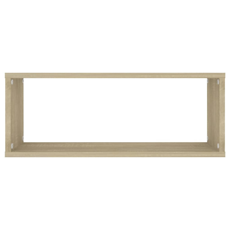 Wandschappen kubus 6 st 60x15x23 cm spaanplaat sonoma eiken MeubelReus
