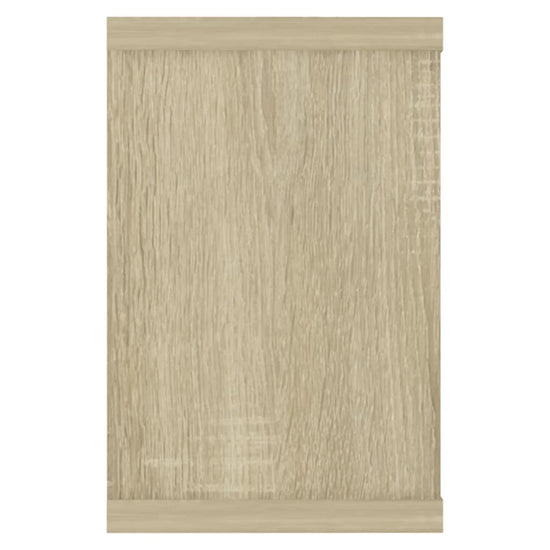 Wandschappen kubus 6 st 60x15x23 cm spaanplaat sonoma eiken MeubelReus