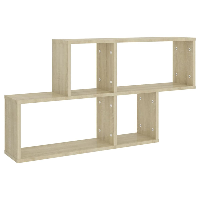 Wandschap 100x18x53 cm spaanplaat sonoma eikenkleurig MeubelReus