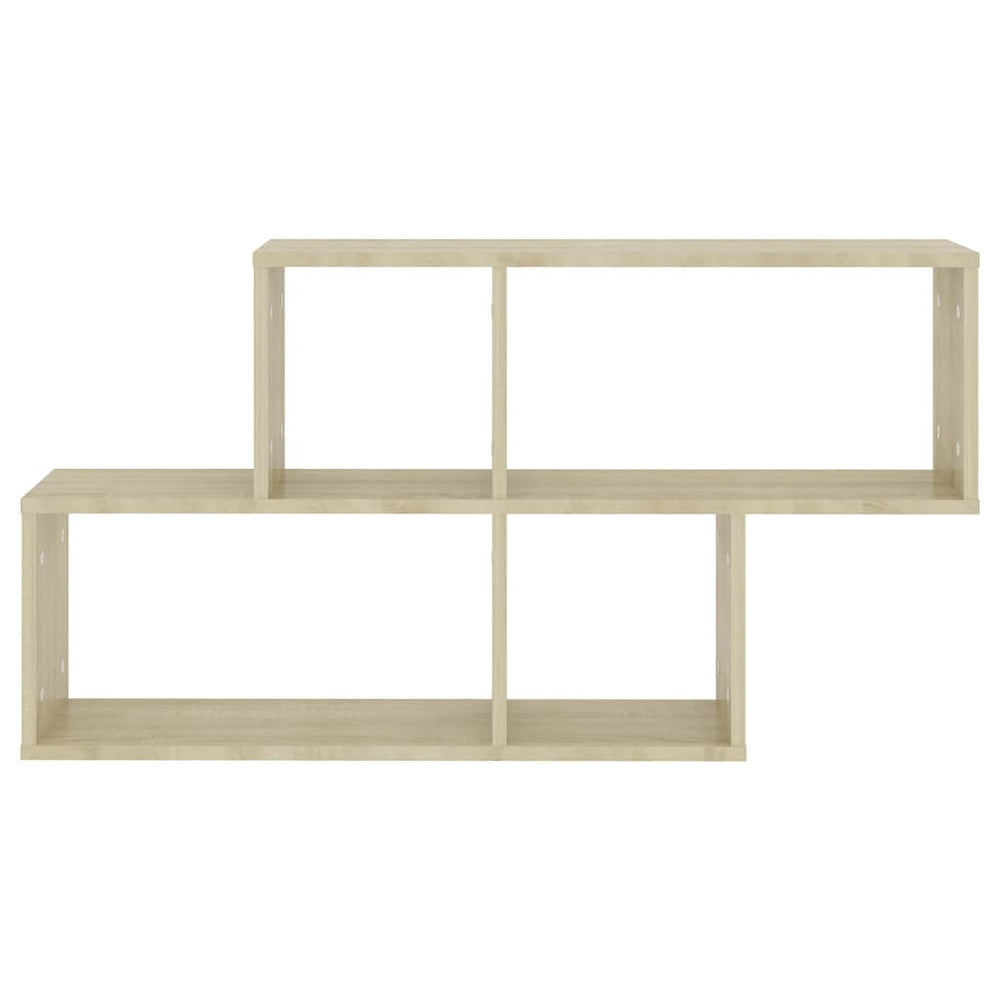 Wandschap 100x18x53 cm spaanplaat sonoma eikenkleurig MeubelReus