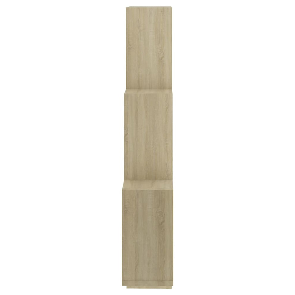 Wandschap kubus 78x15x93 cm spaanplaat sonoma eiken MeubelReus