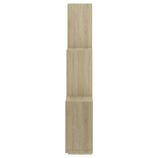 Wandschap kubus 78x15x93 cm spaanplaat sonoma eiken MeubelReus