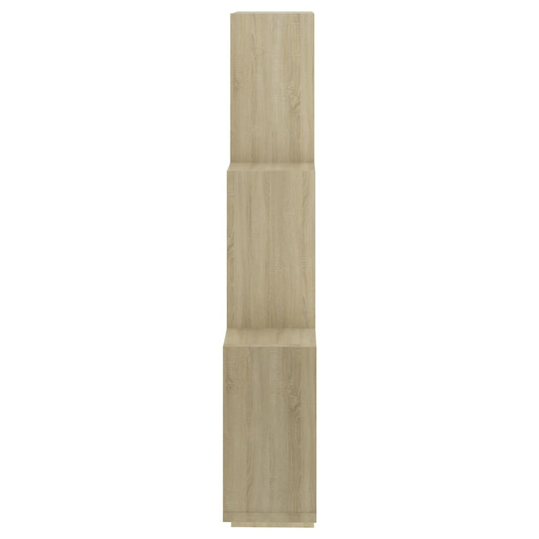 Wandschap kubus 78x15x93 cm spaanplaat sonoma eiken MeubelReus