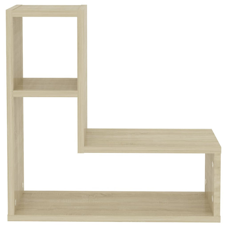 Wandschappen 2 st 50x15x50 cm spaanplaat sonoma eikenkleurig MeubelReus