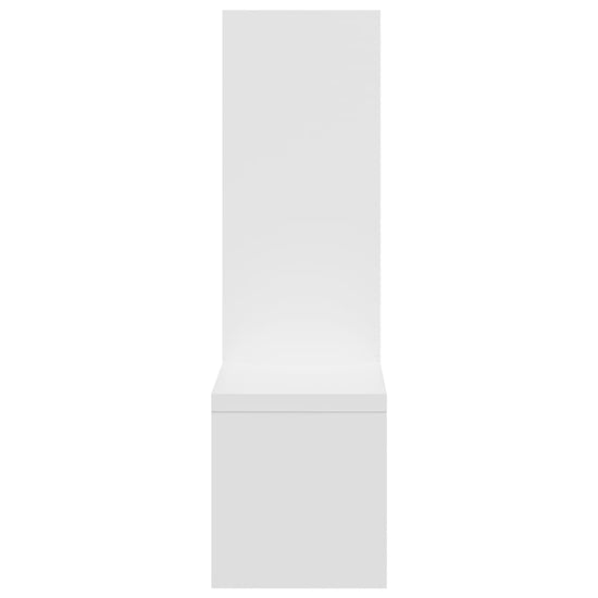 Wandschappen 2 st 50x15x50 cm bewerkt hout wit MeubelReus
