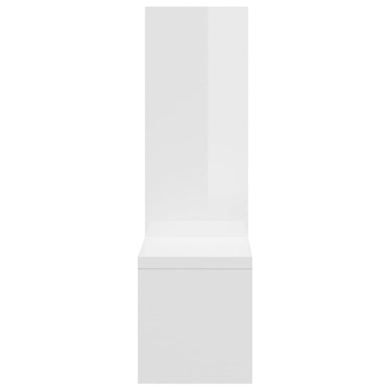 Wandschappen 2 st 50x15x50 cm spaanplaat hoogglans wit MeubelReus