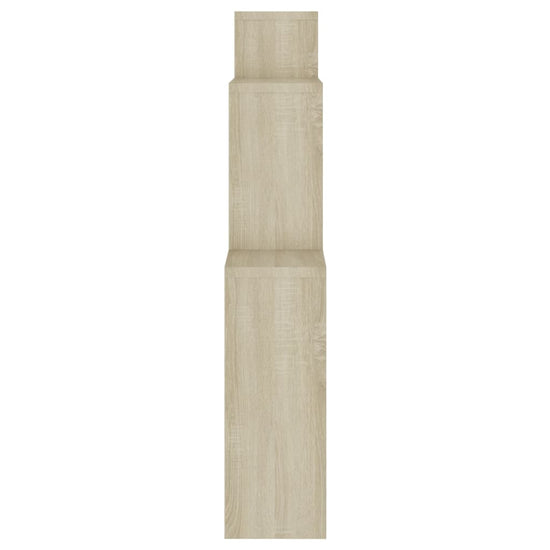 Wandschap kubus 80x15x78,5 cm spaanplaat sonoma eiken MeubelReus