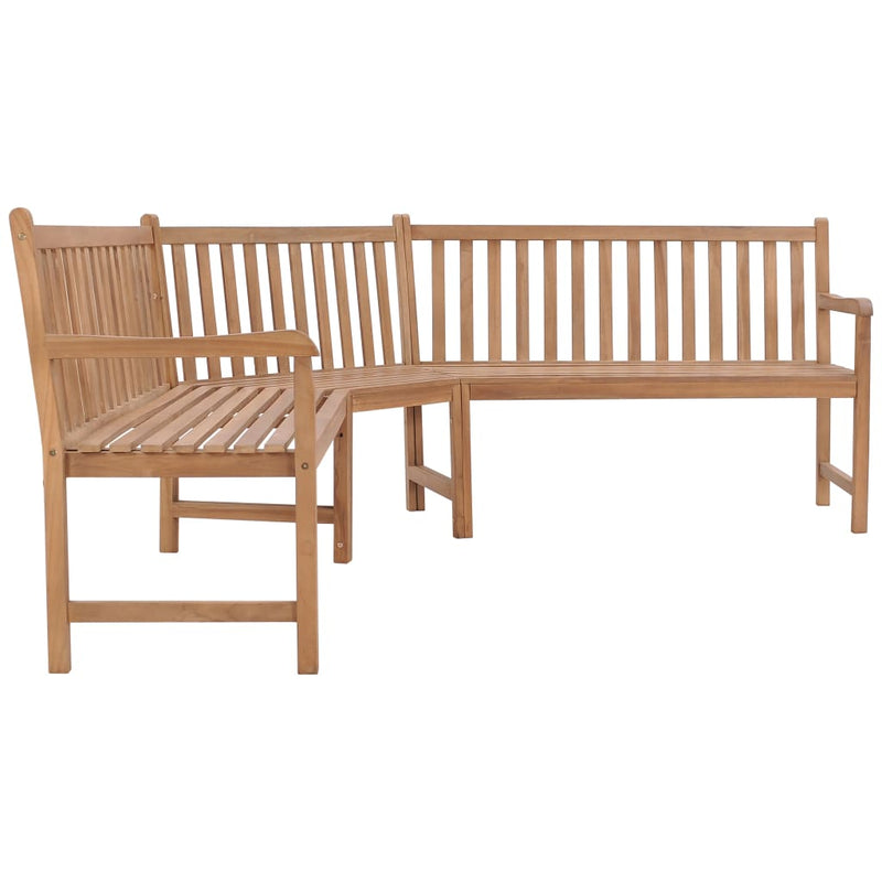 Tuinhoekbank 185x185x90 cm massief teakhout MeubelReus