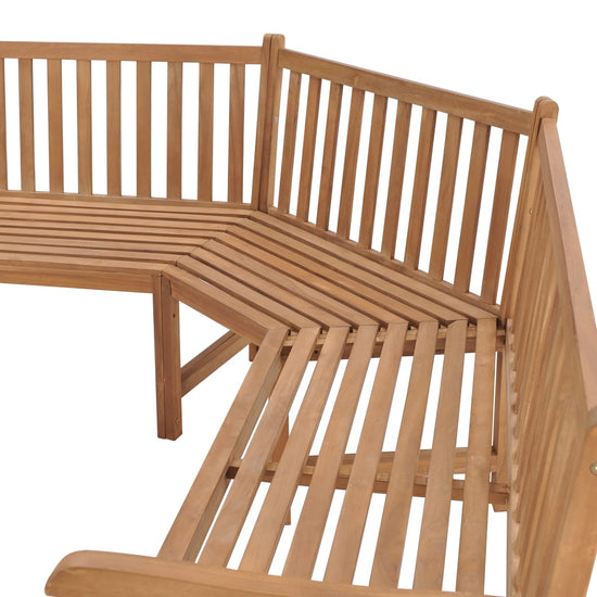 Tuinhoekbank 185x185x90 cm massief teakhout MeubelReus