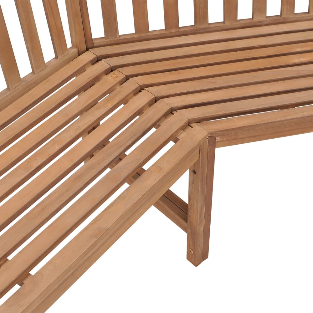 Tuinhoekbank 185x185x90 cm massief teakhout MeubelReus