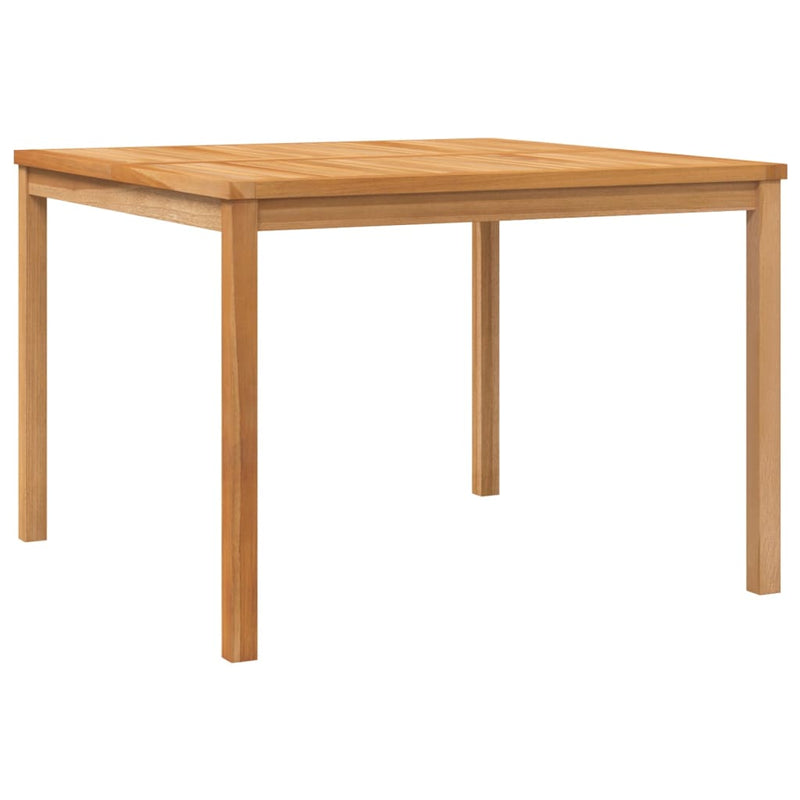 Tuintafel 110x110x77 cm massief teakhout MeubelReus