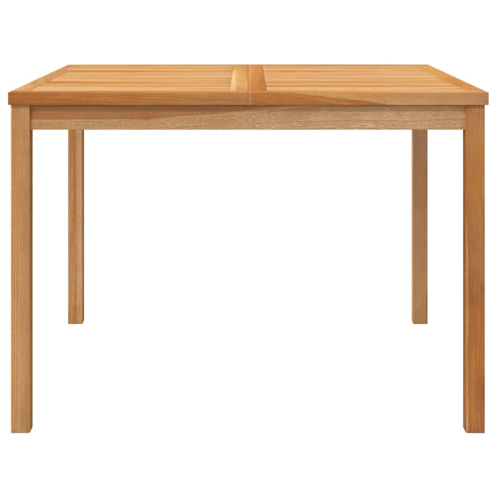Tuintafel 110x110x77 cm massief teakhout MeubelReus