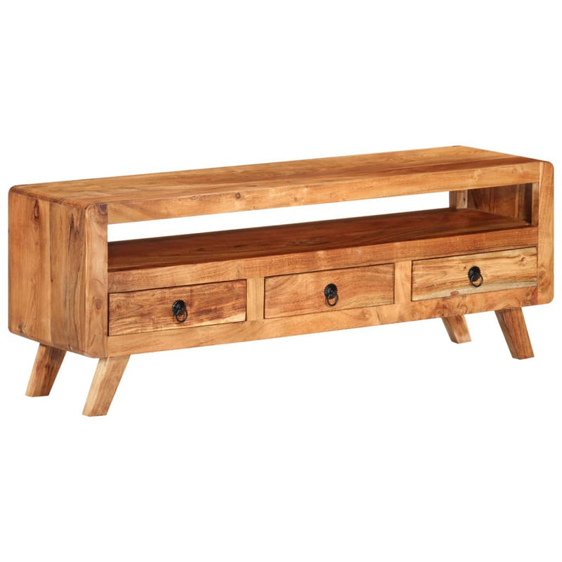 Tv-meubel 110x30x40 cm massief acaciahout MeubelReus