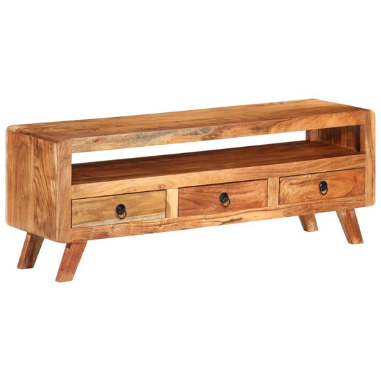 Tv-meubel 110x30x40 cm massief acaciahout MeubelReus
