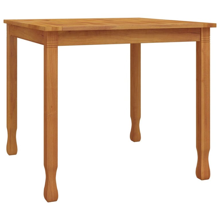 Tuintafel 85x85x75 cm massief teakhout MeubelReus