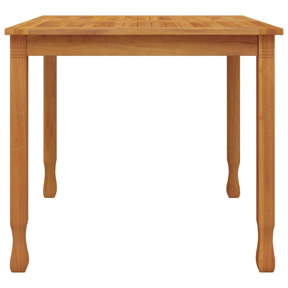 Tuintafel 85x85x75 cm massief teakhout MeubelReus