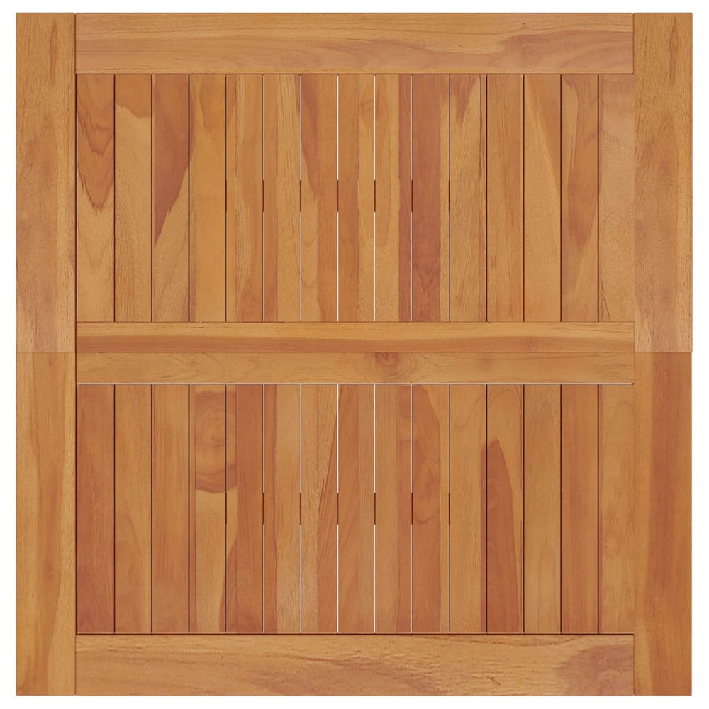 Tuintafel 85x85x75 cm massief teakhout MeubelReus