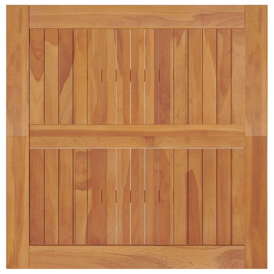 Tuintafel 85x85x75 cm massief teakhout MeubelReus