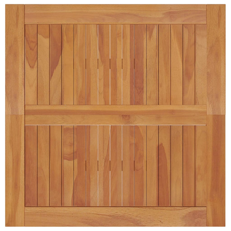 Tuintafel 85x85x75 cm massief teakhout MeubelReus