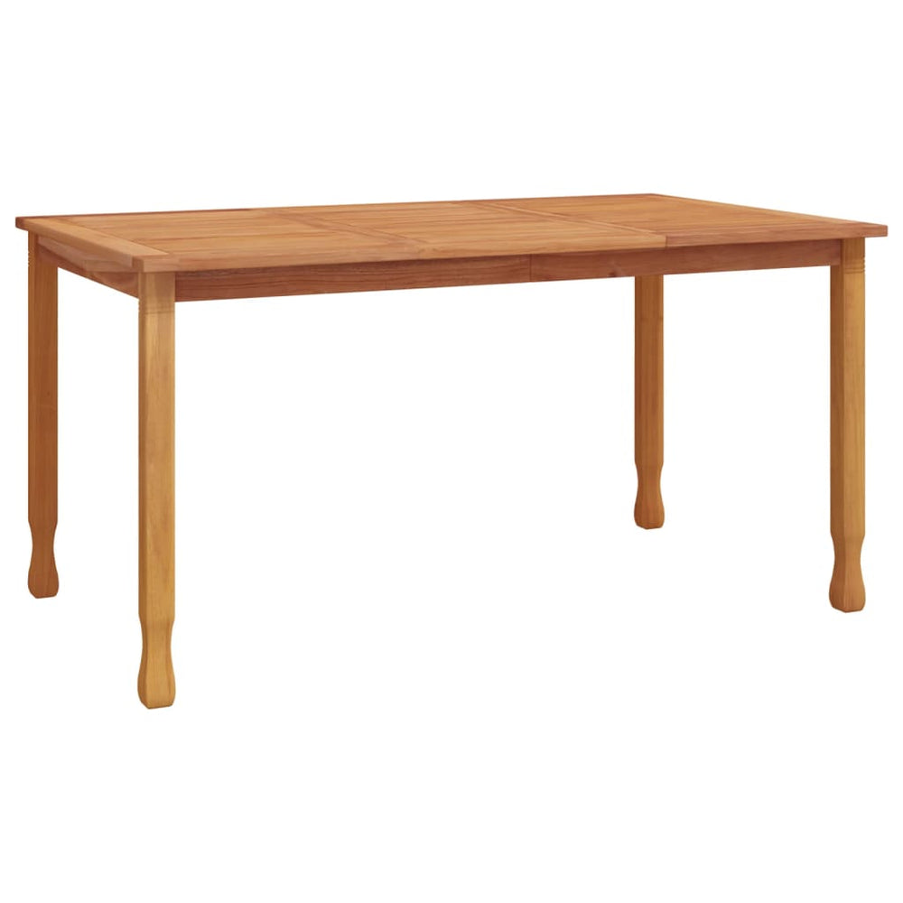 Tuintafel 150x90x75 cm massief teakhout MeubelReus