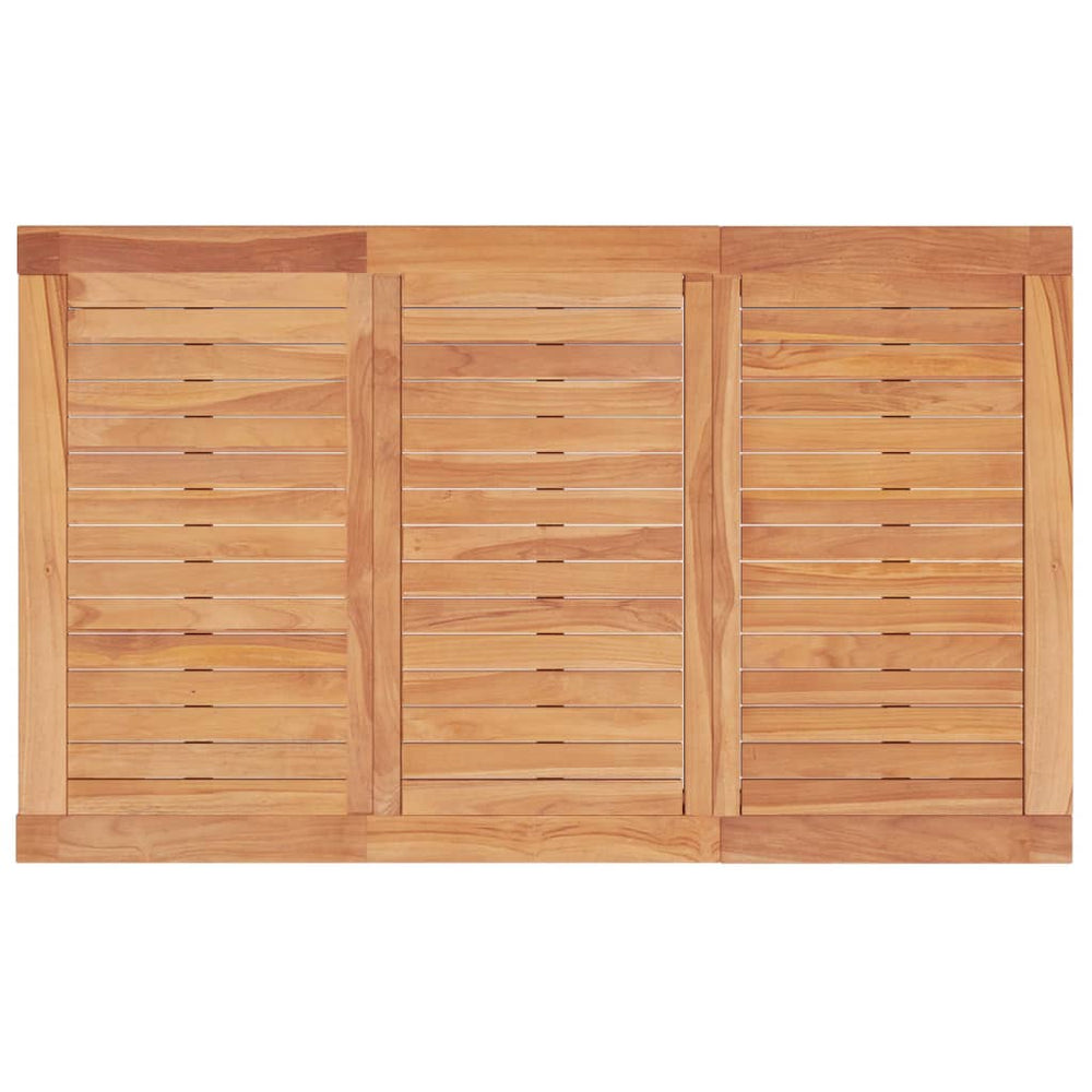 Tuintafel 150x90x75 cm massief teakhout MeubelReus